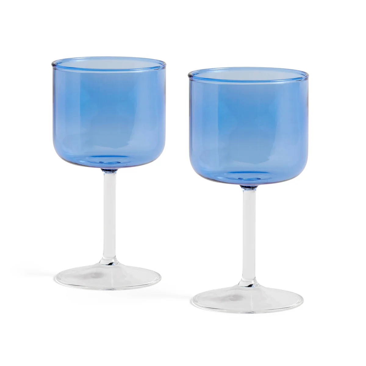 HAY - Tint Verre à vin, bleu / clair (set de 2) HAY - Tint Verre à vin, bleu / clair (set de 2)