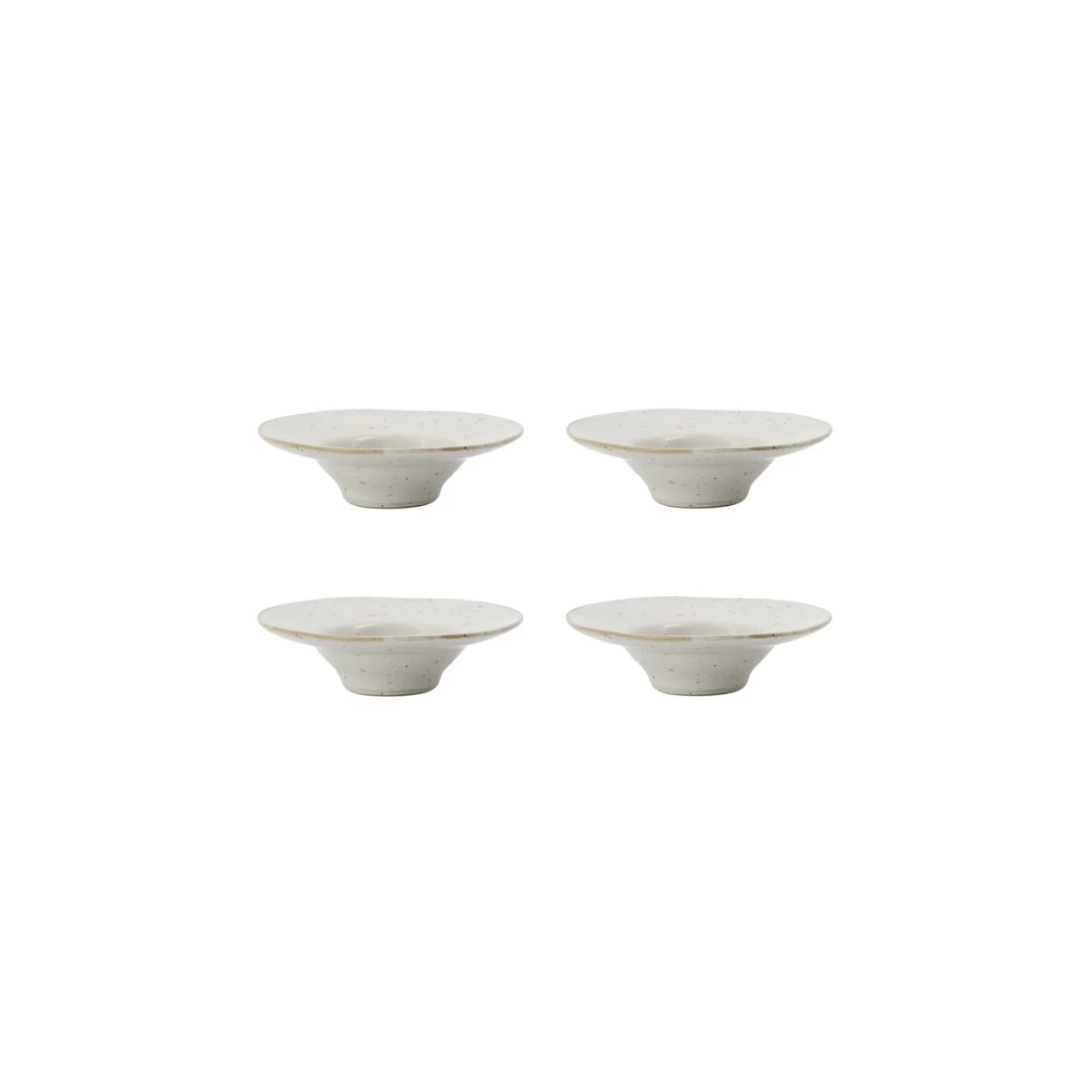 House Doctor - Pion Coquetier, gris / blanc (jeu de 4) House Doctor - Pion Coquetier, gris / blanc (jeu de 4)