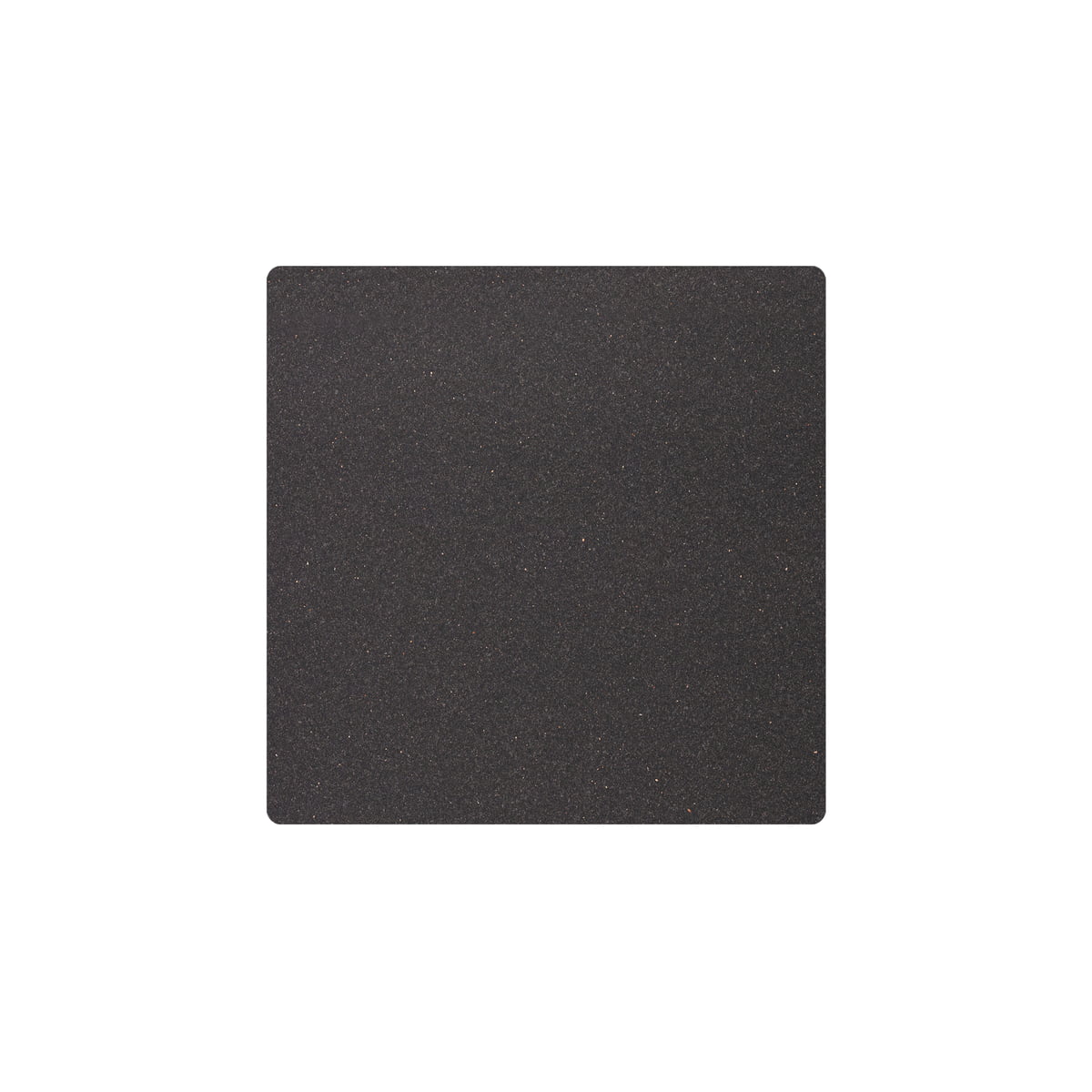 linddna - set de table square s 28 x 28 cm, core anthracite chiné