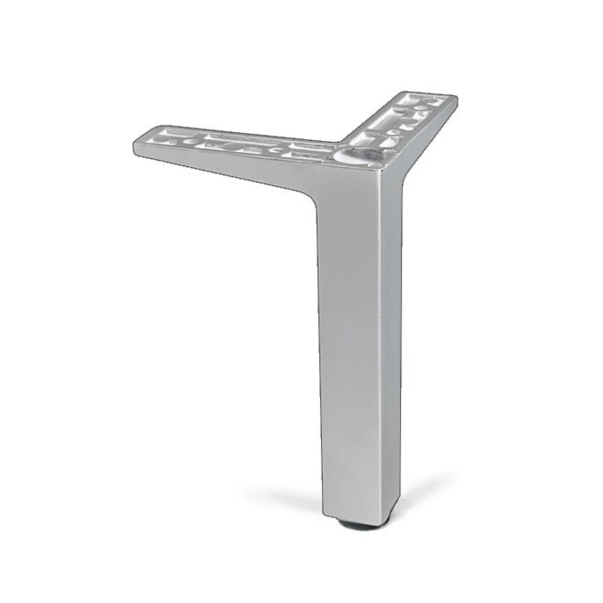 Müller Small Living - Pieds pour buffet Vertiko, argent (jeu de 4) Müller Small Living - Pieds pour buffet Vertiko, argent (jeu de 4)