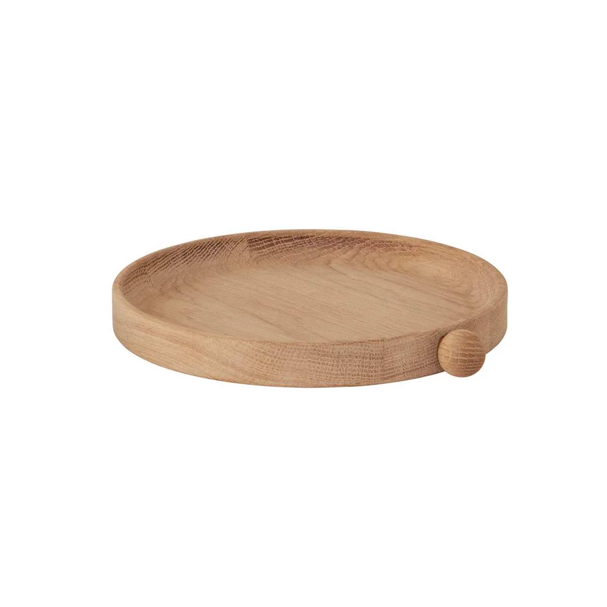 OYOY - Inka Plateau en bois rond Ø 20 cm, naturel OYOY - Inka Plateau en bois rond Ø 20 cm, naturel