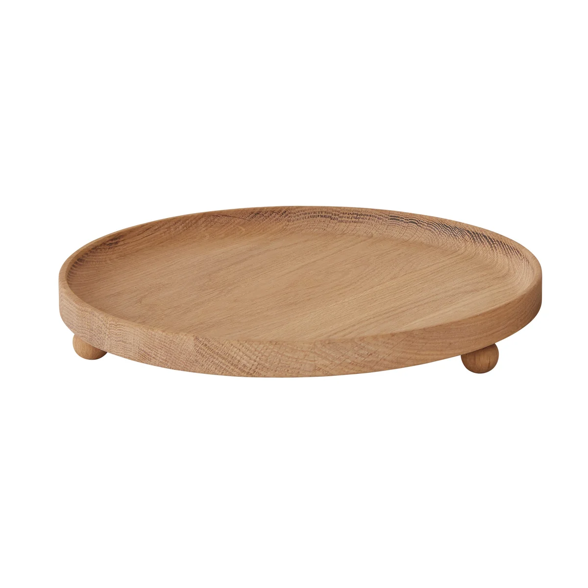 OYOY - Inka Plateau en bois rond Ø 30 cm, naturel OYOY - Inka Plateau en bois rond Ø 30 cm, naturel