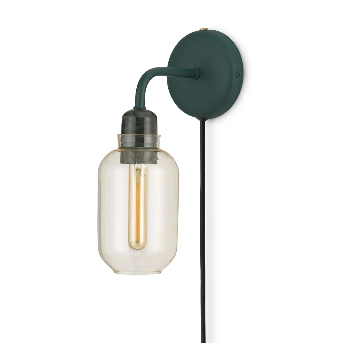 Normann Copenhagen - Applique murale « Amp », dorée / verte