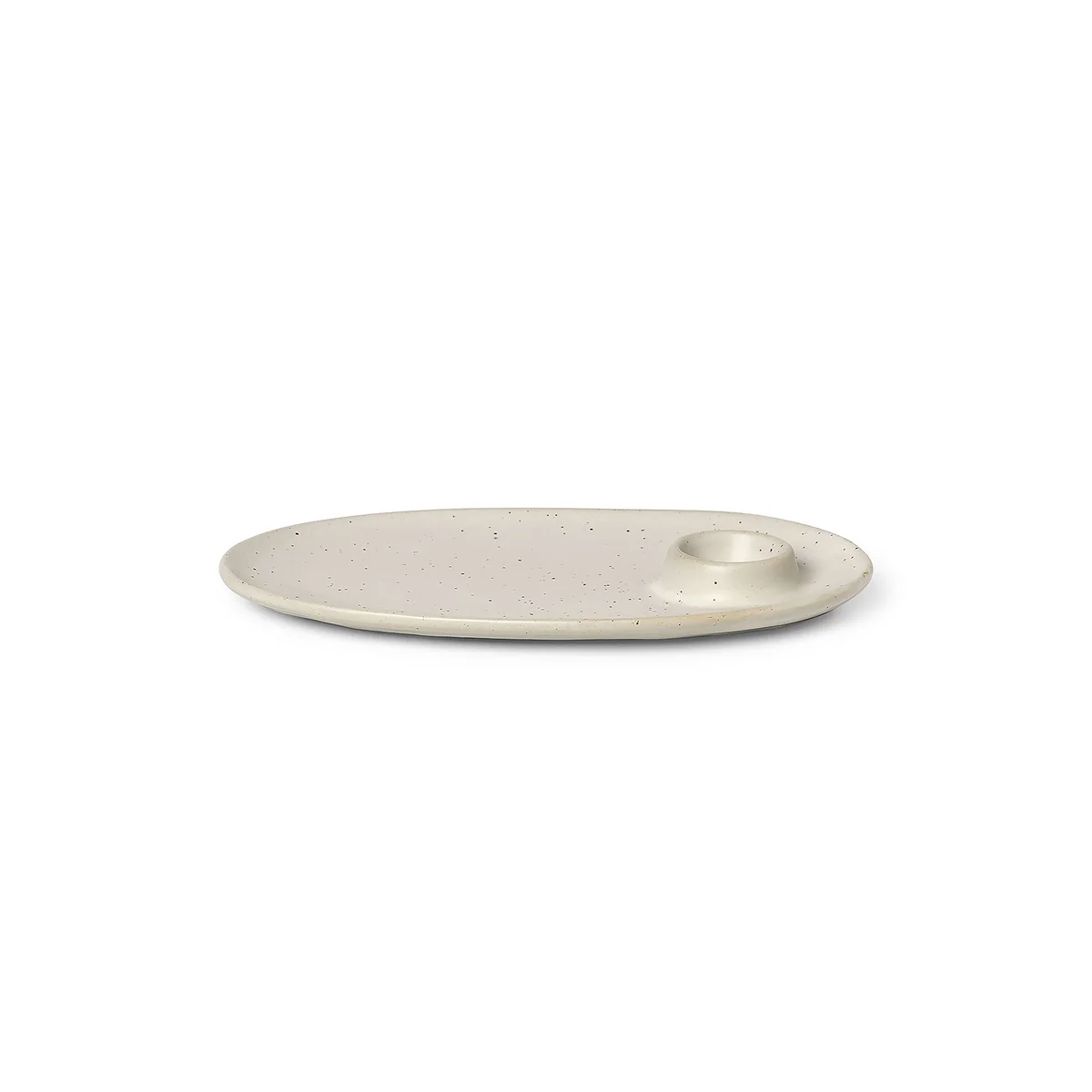 Ferm Living - Flow Assiette de petit-déjeuner, blanc cassé