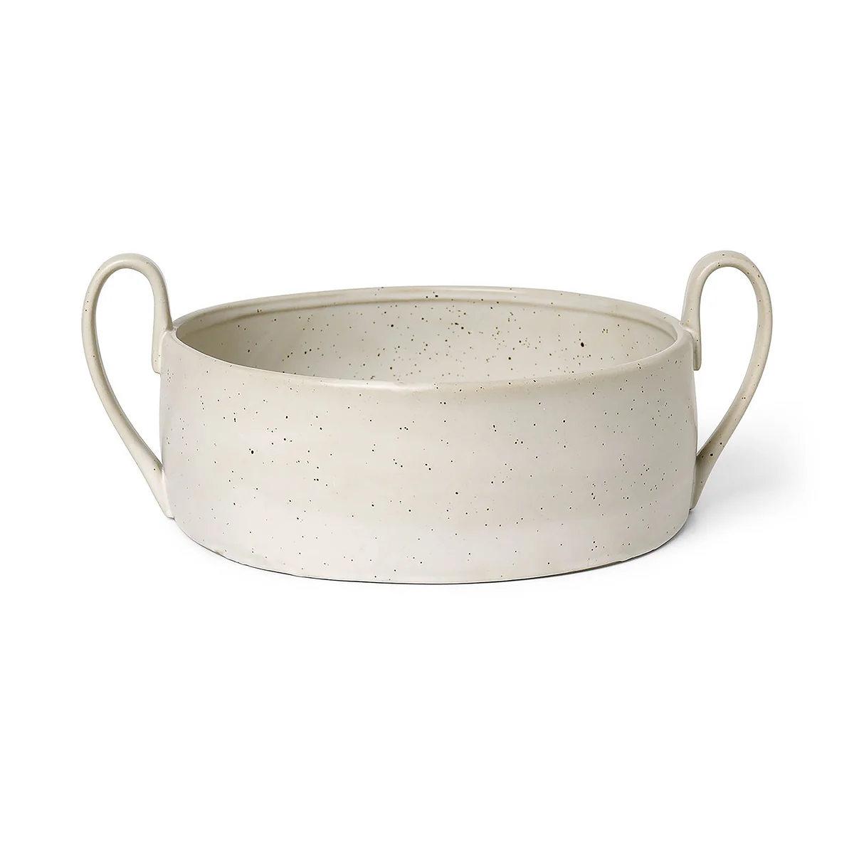 Ferm Living - Flow Coupe à fruits, blanc cassé Ferm Living - Flow Coupe à fruits, blanc cassé