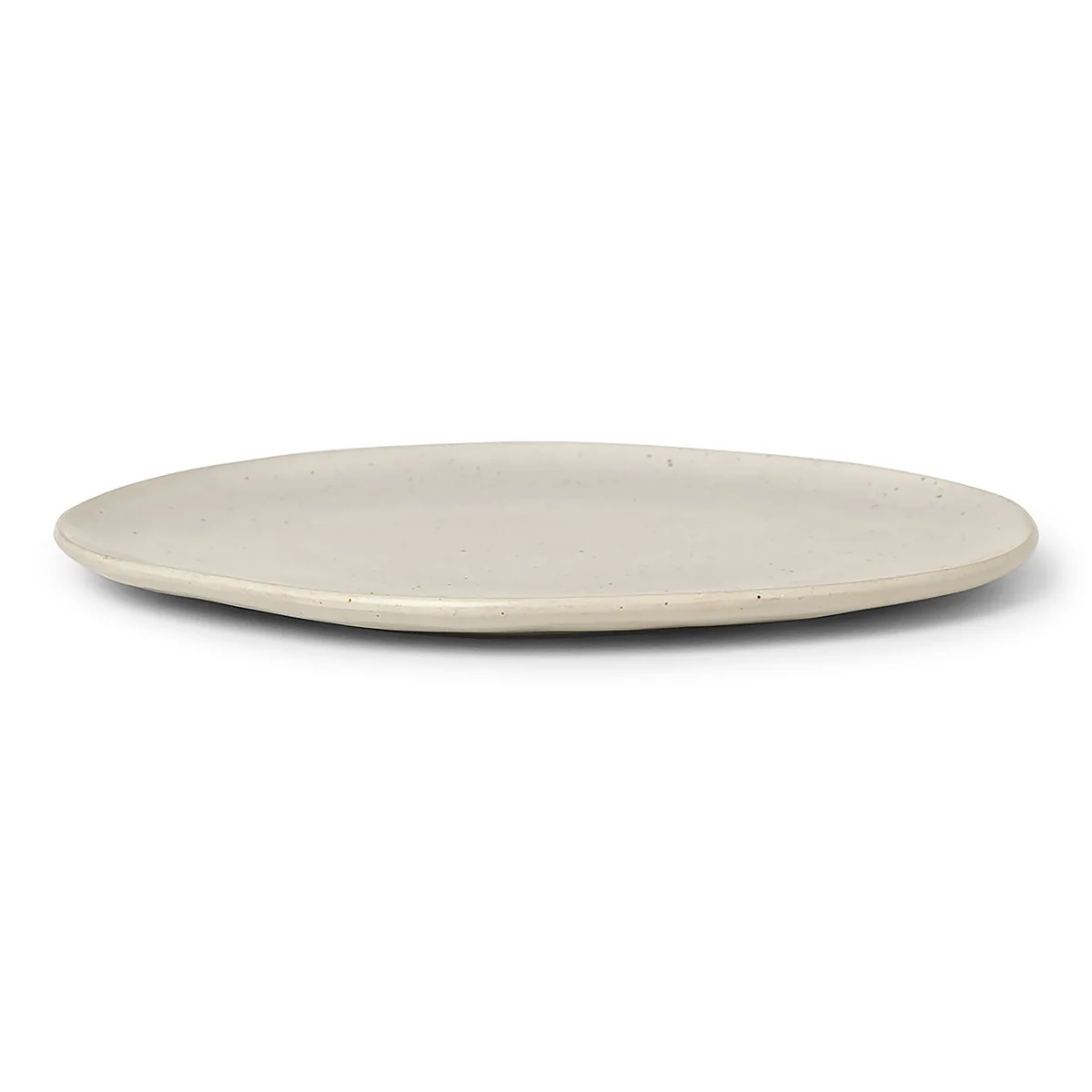 Ferm Living - Flow Assiette plate, Ø 27 cm, blanc cassé