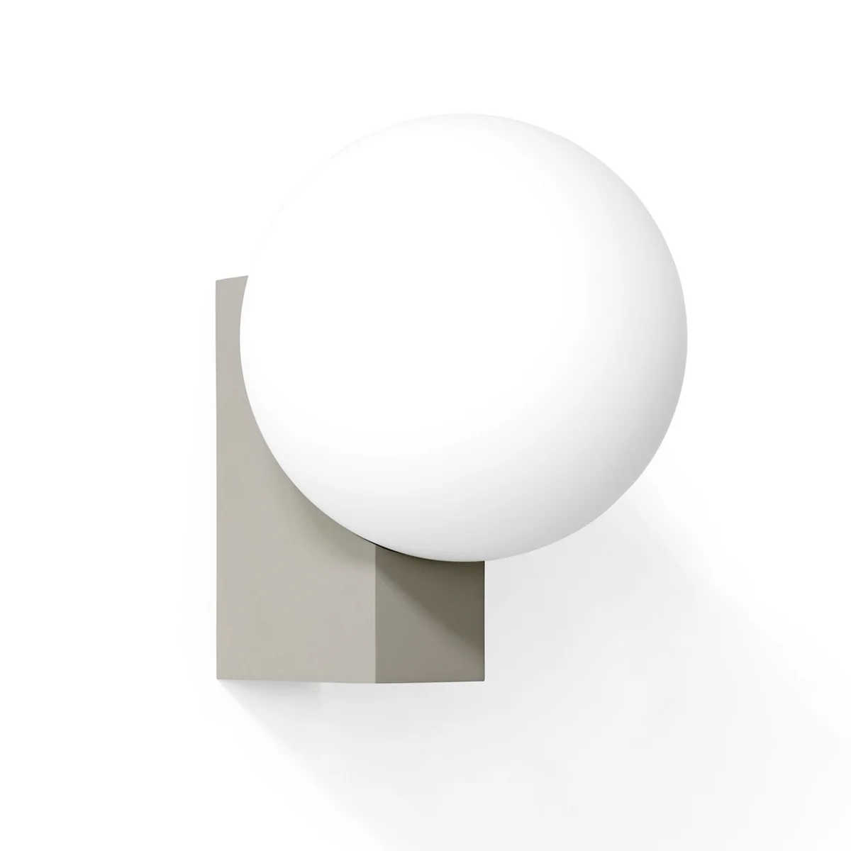 & Tradition - Journey SHY2 Applique murale, gris soie / verre opale & Tradition - Journey SHY2 Applique murale, gris soie / verre opale