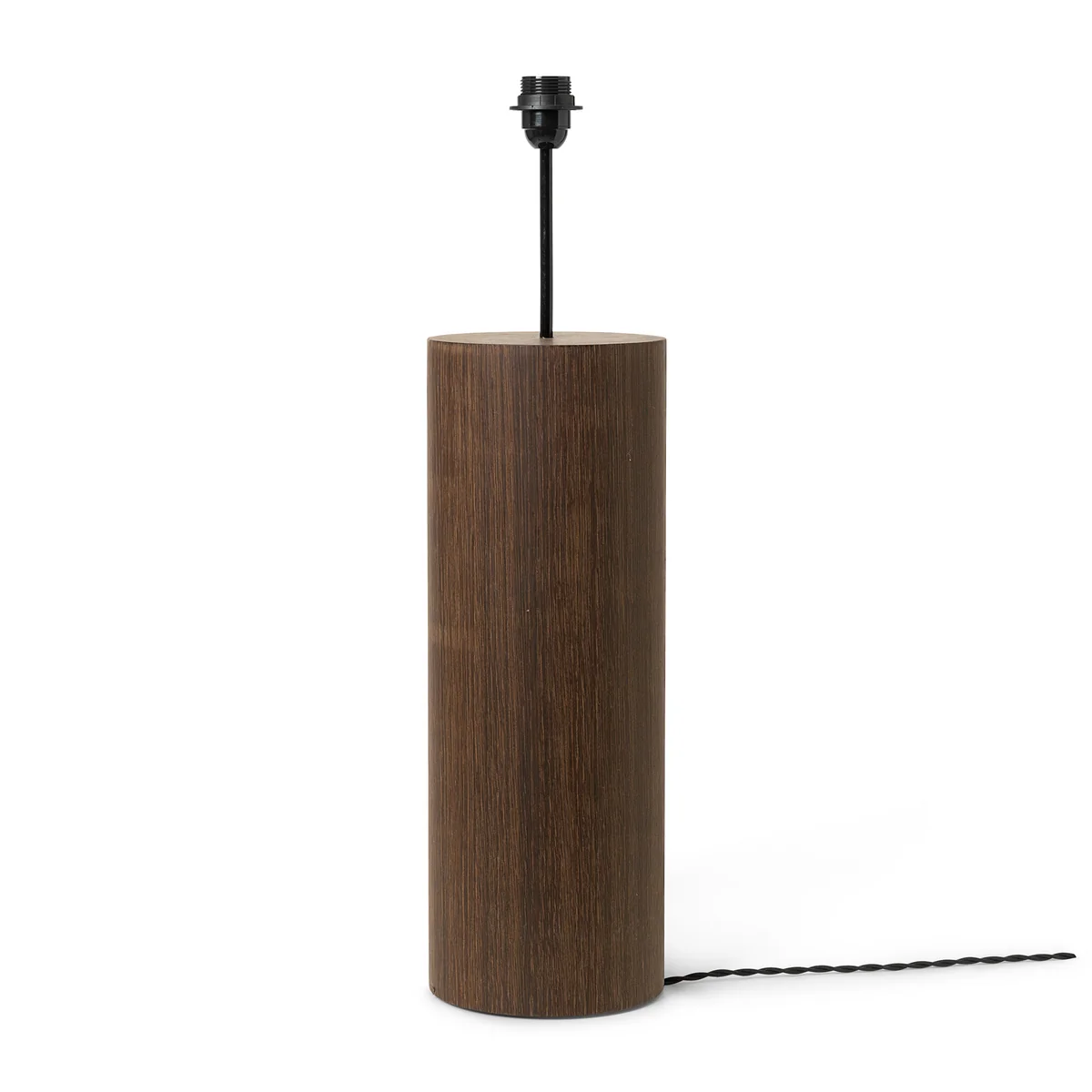 Ferm Living - Post Base de lampe de sol, Solid, Smoked Oak