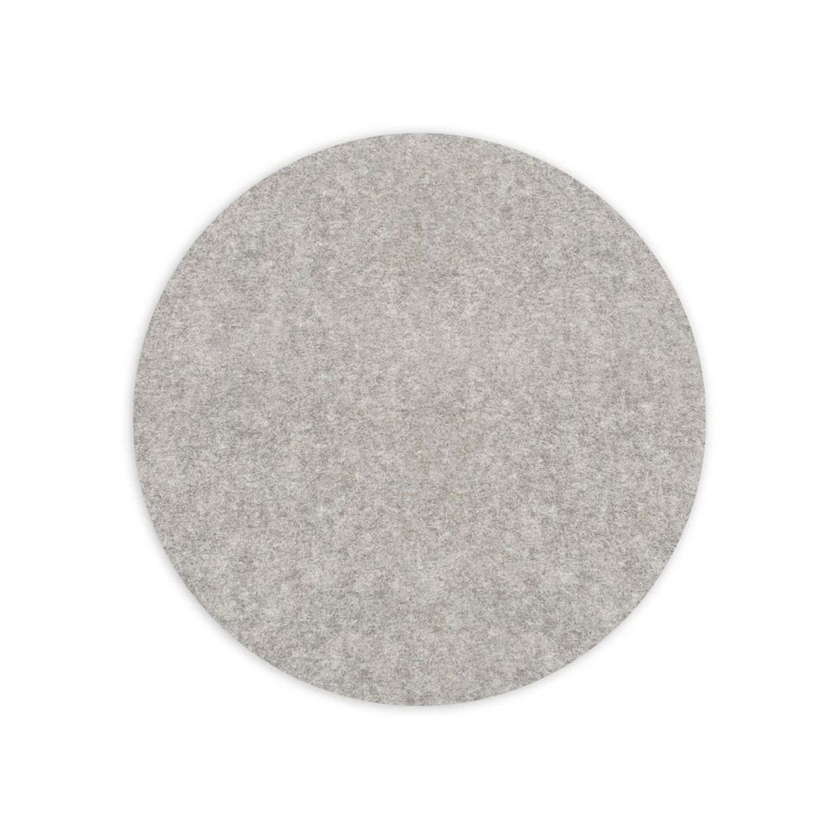 Hey Sign - Dessous de verre rond Ø 20 cm, chiné clair