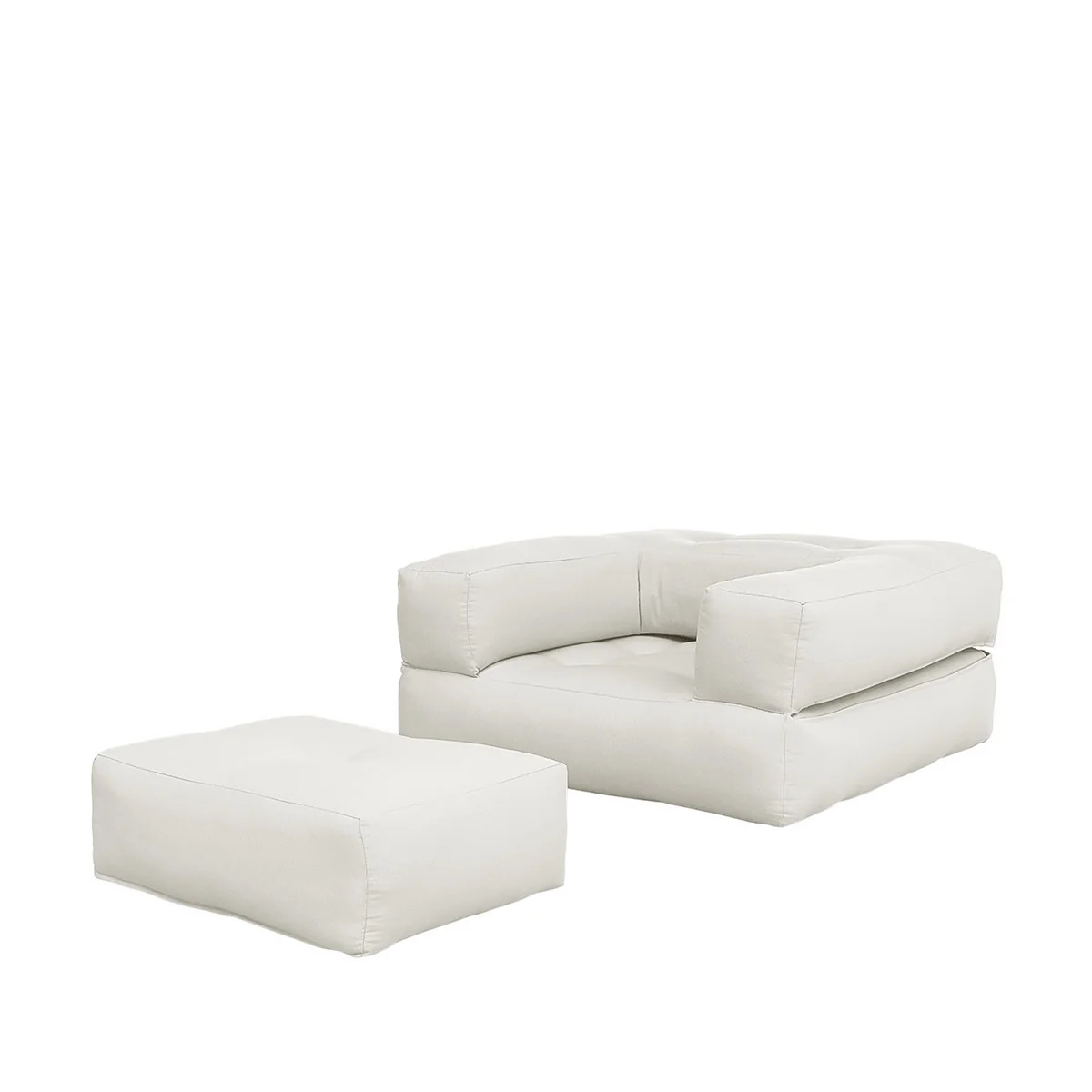 Karup - Cube Gigoteuse, 90 x 190 cm, naturelle (701)