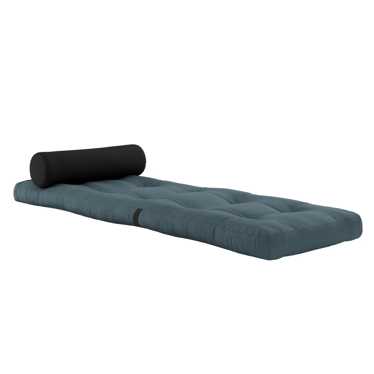 Karup - Wrap Chaise Futon, gris foncé / bleu pétrole (757)
