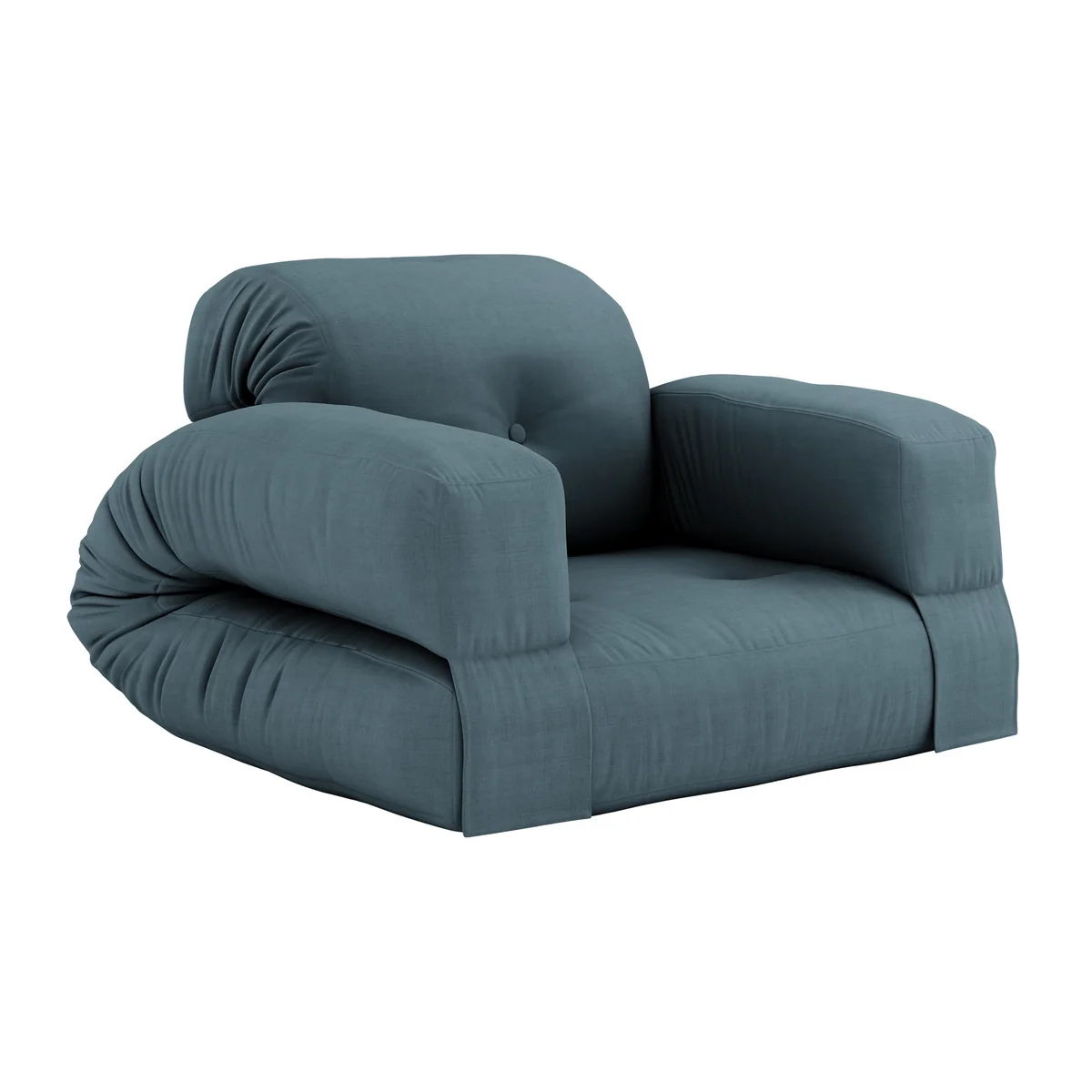 Karup - Hippo Fauteuil, 90 x 200 cm, bleu pétrole (757)