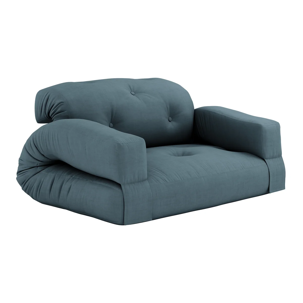 Karup - Hippo Canapé, 140 x 200 cm, bleu pétrole (757)