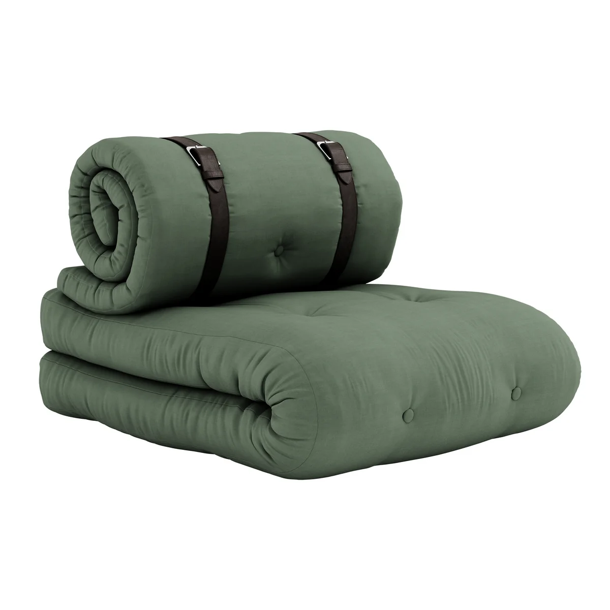 Karup - Buckle Up Fauteuil, 70 x 200 cm, vert olive (756)
