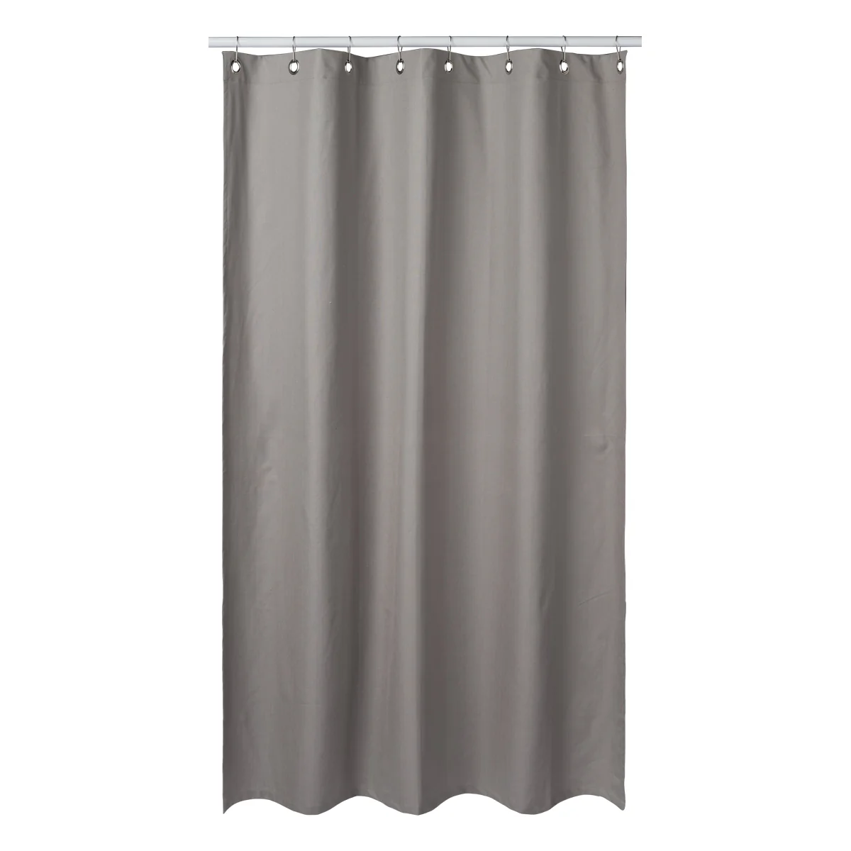 Humdakin - Rideau de douche en coton biologique, 150 x 200 cm, stone