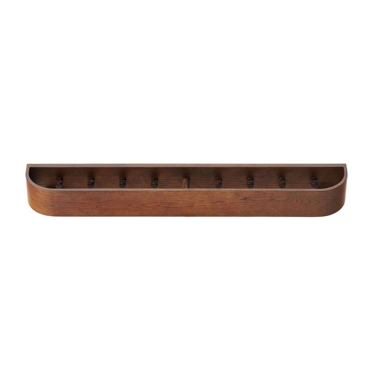Audo - Epoch Portemanteau mural, L 79 cm, chêne teinté foncé Audo - Epoch Portemanteau mural, L 79 cm, chêne teinté foncé