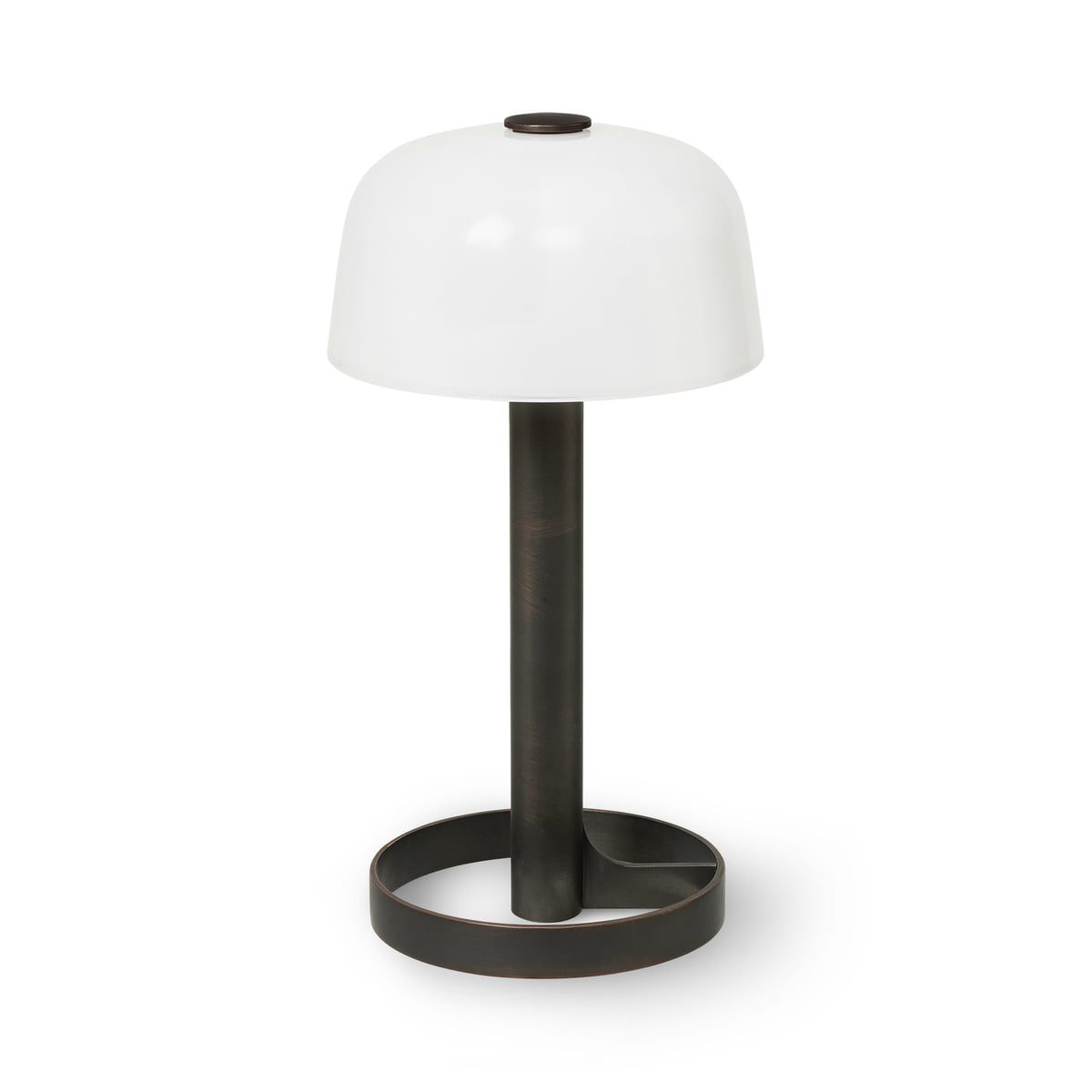 rosendahl - soft spot lampe de table led rechargeable, h 24,5 cm, off-white