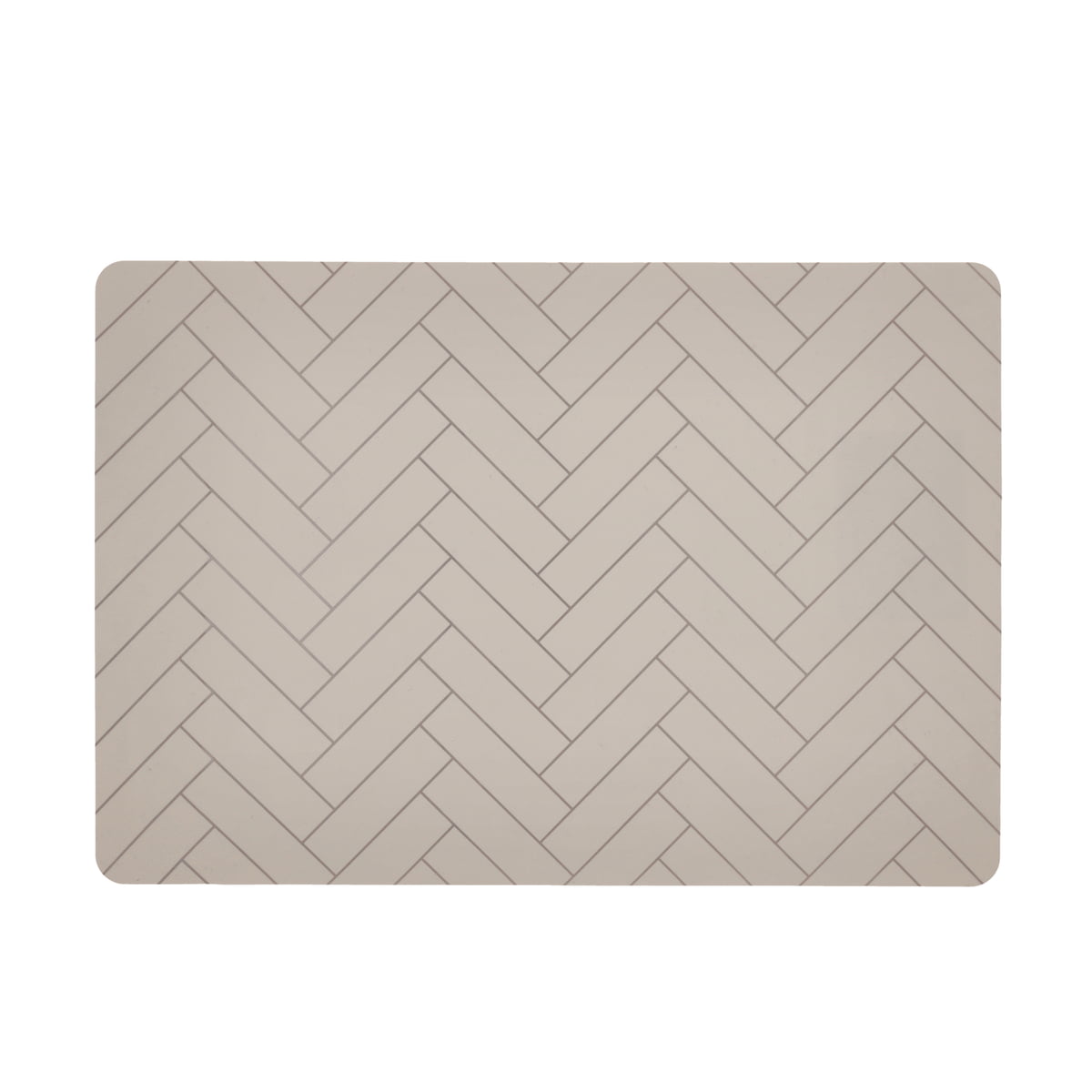 södahl - tiles placemat 33 x 48 cm, beige