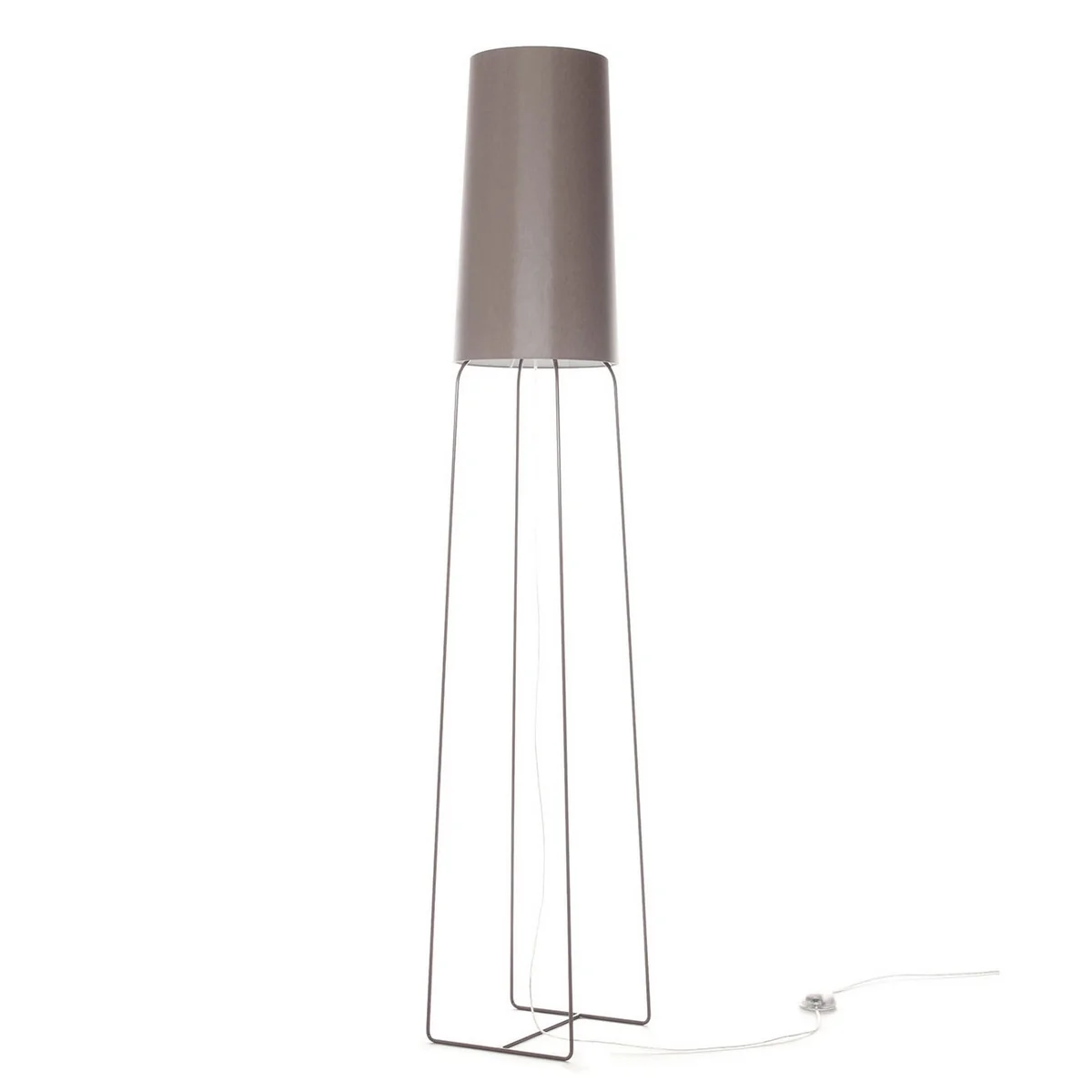 frauMaier - Slimsophie Lampadaire, Switch to Dim LED, taupe (RAL 7006)