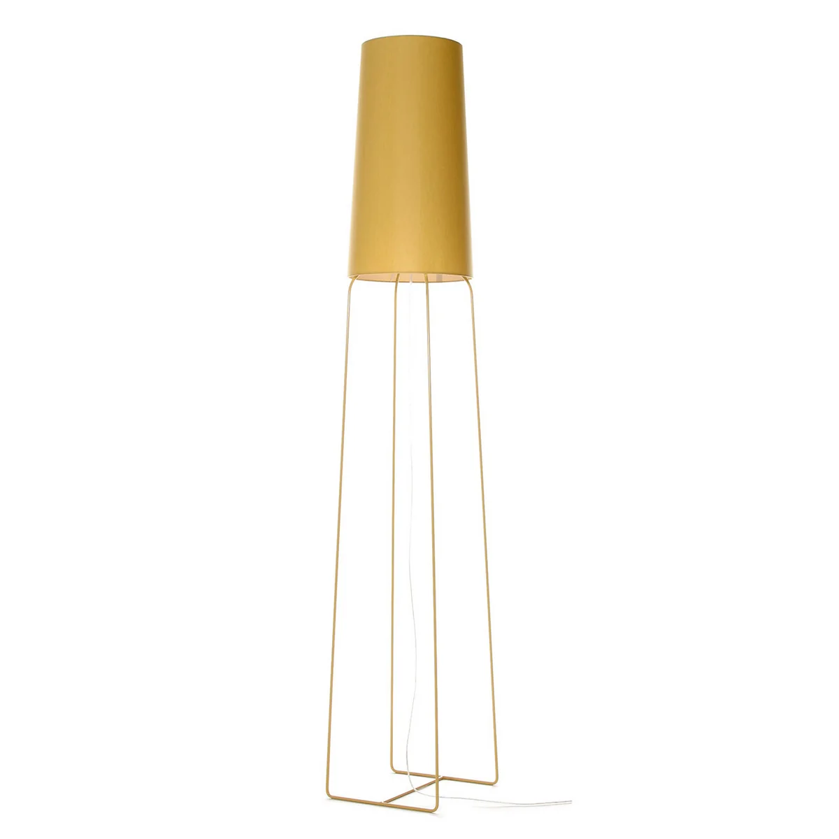frauMaier - Slimsophie Lampadaire, Switch to Dim LED, senfgold (RAL 1002)