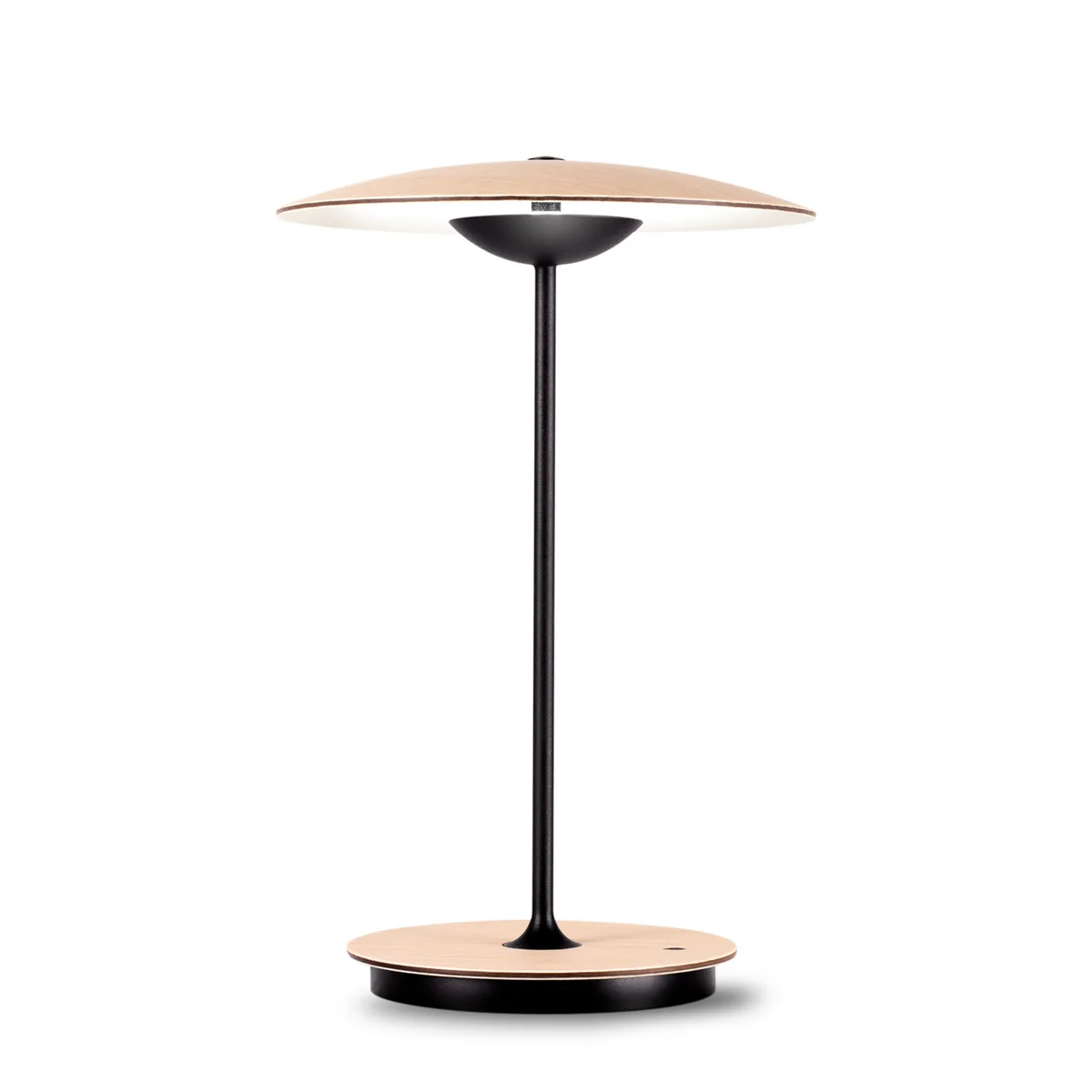 marset - Ginger LED Lampe de table à accu 20 M, chêne / blanc
