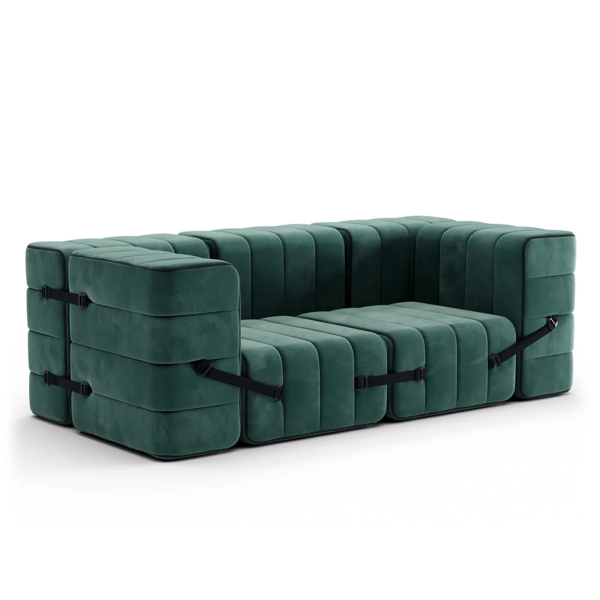 Ambivalenz - Curt Canapé Set 7, serpentine / vert, (Barcelona - V3347 / 39) Ambivalenz - Curt Canapé Set 7, serpentine / vert, (Barcelona - V3347 / 39)