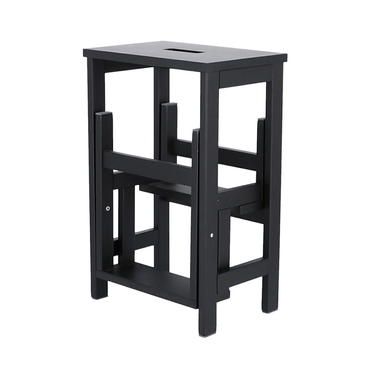 Jan Kurtz - Soho Escabeau pour tabouret, 3 marches, noir Jan Kurtz - Soho Escabeau pour tabouret, 3 marches, noir