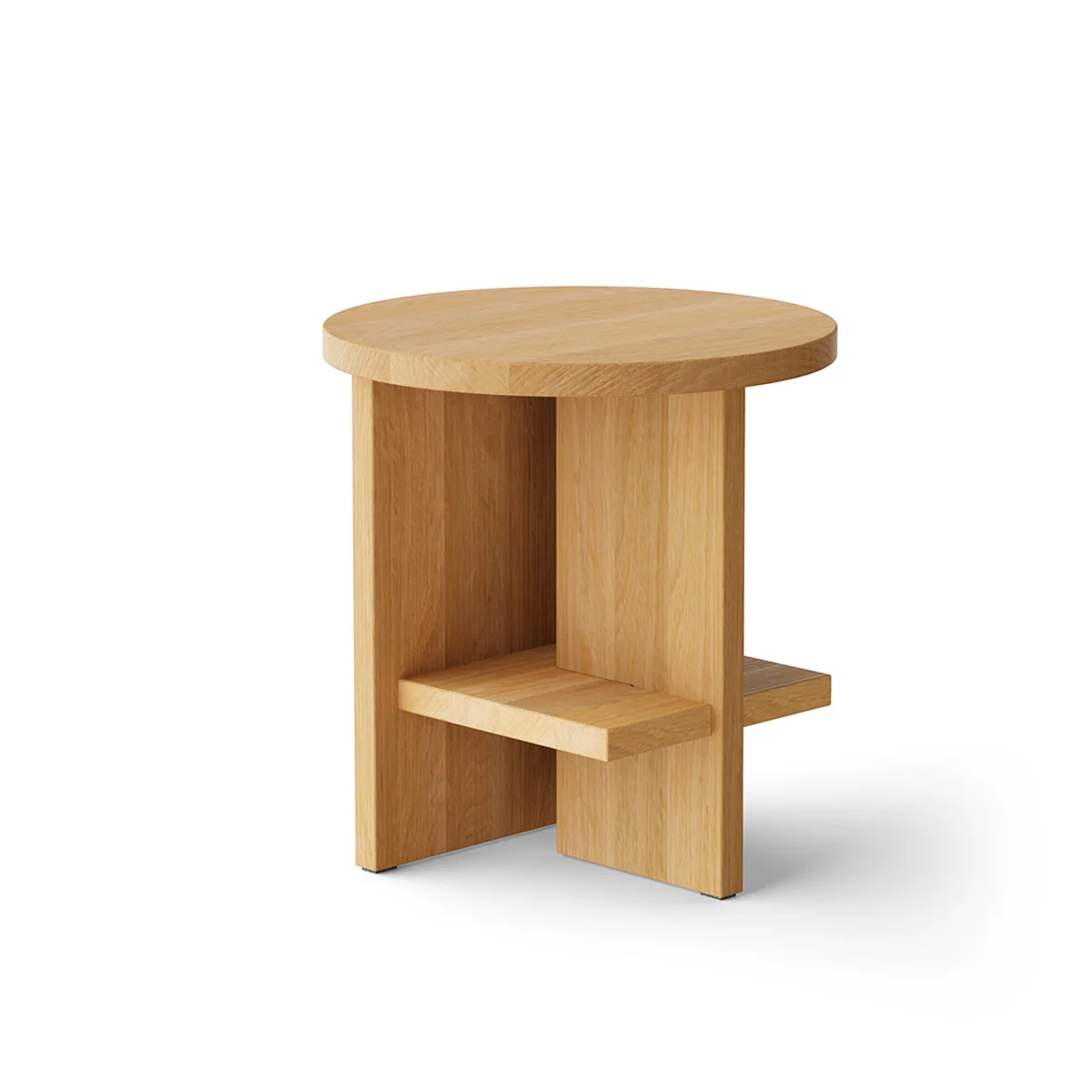 NINE - Tee Table d'appoint ronde Ø 40 cm, chêne NINE - Tee Table d'appoint ronde Ø 40 cm, chêne