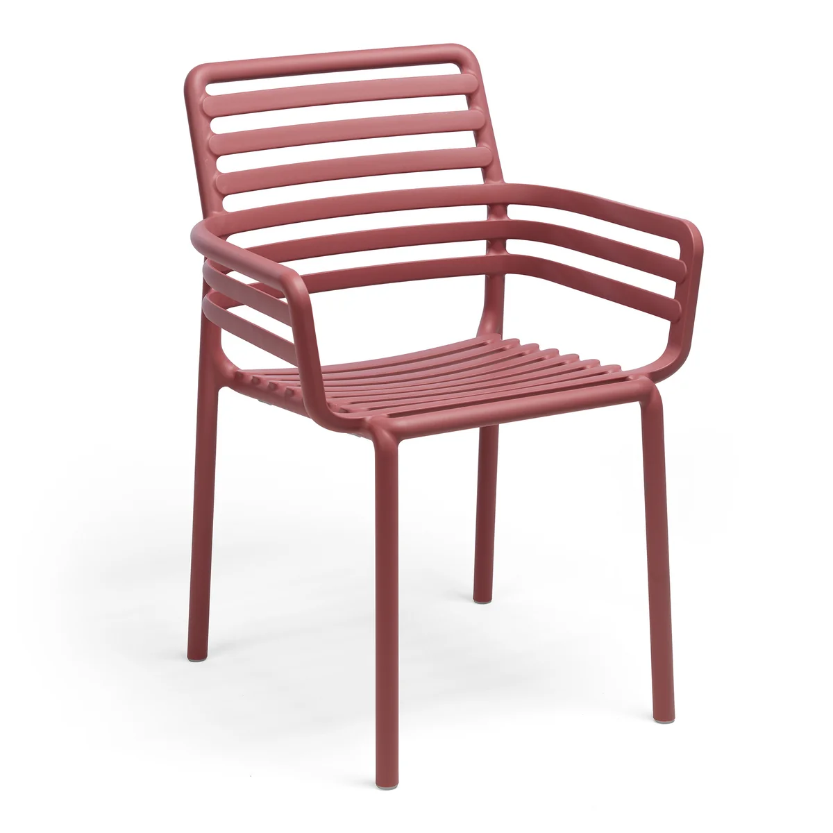 Nardi - Doga Chaise avec accoudoirs, marsala Nardi - Doga Chaise avec accoudoirs, marsala