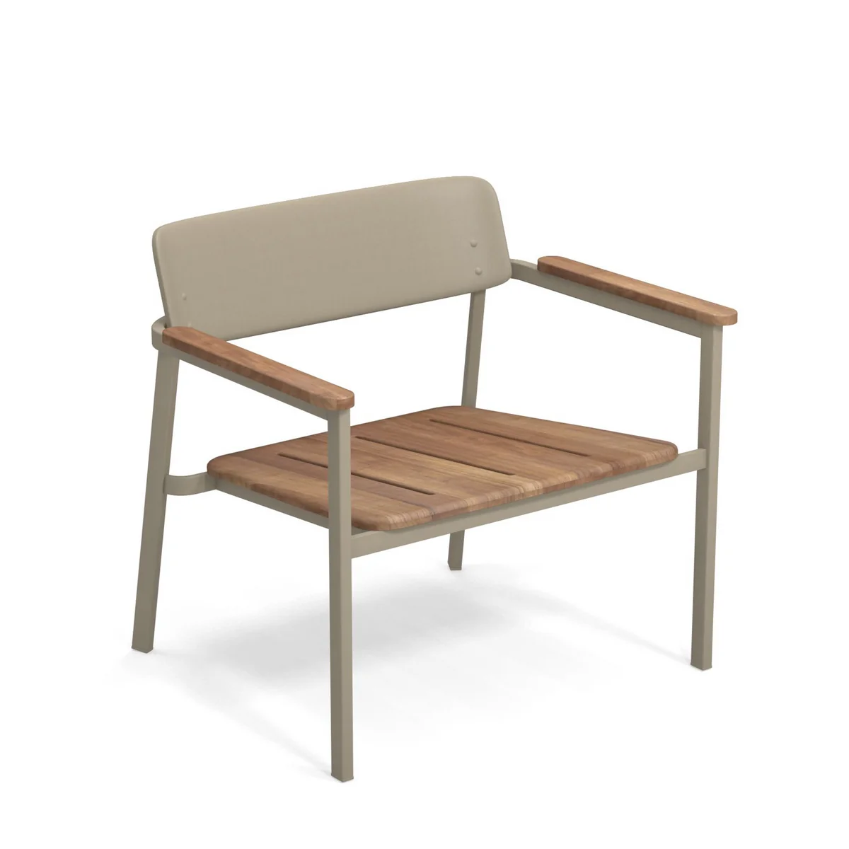 Emu - Shine Outdoor Chaise de salon, teck / taupe Emu - Shine Outdoor Chaise de salon, teck / taupe