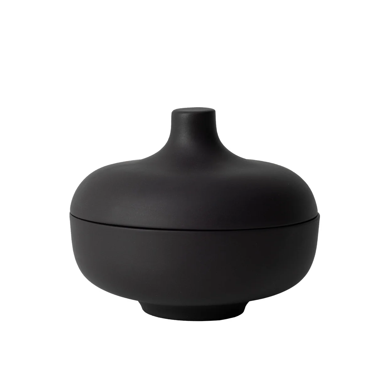 Design House Stockholm - Sand Secrets Bol avec couvercle Ø 12 cm, noir