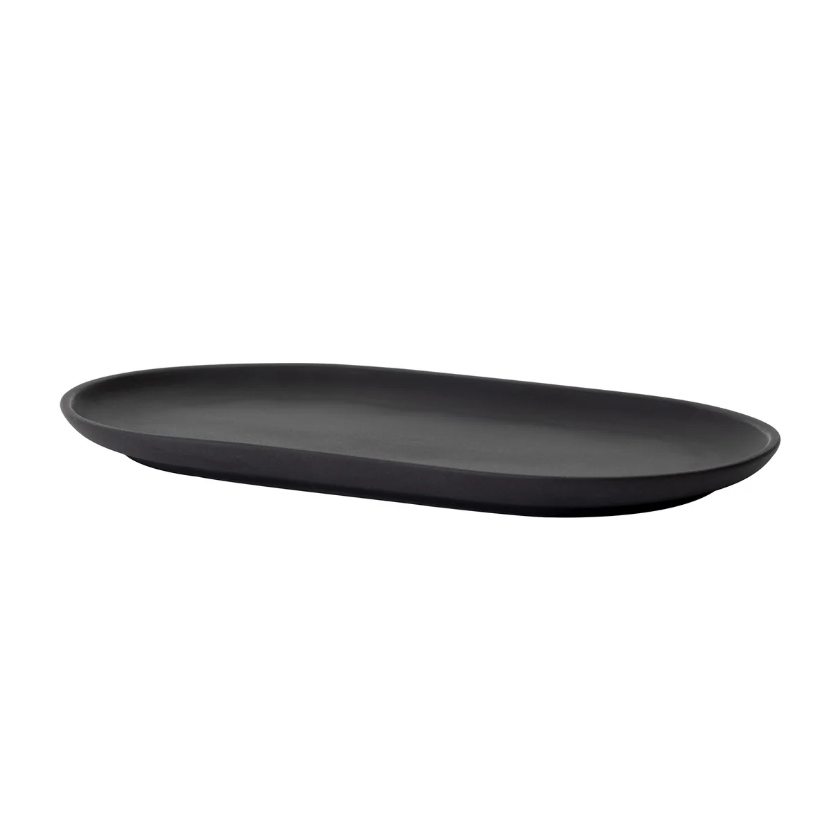 Design House Stockholm - Sand Secrets Plateau de service ovale, noir
