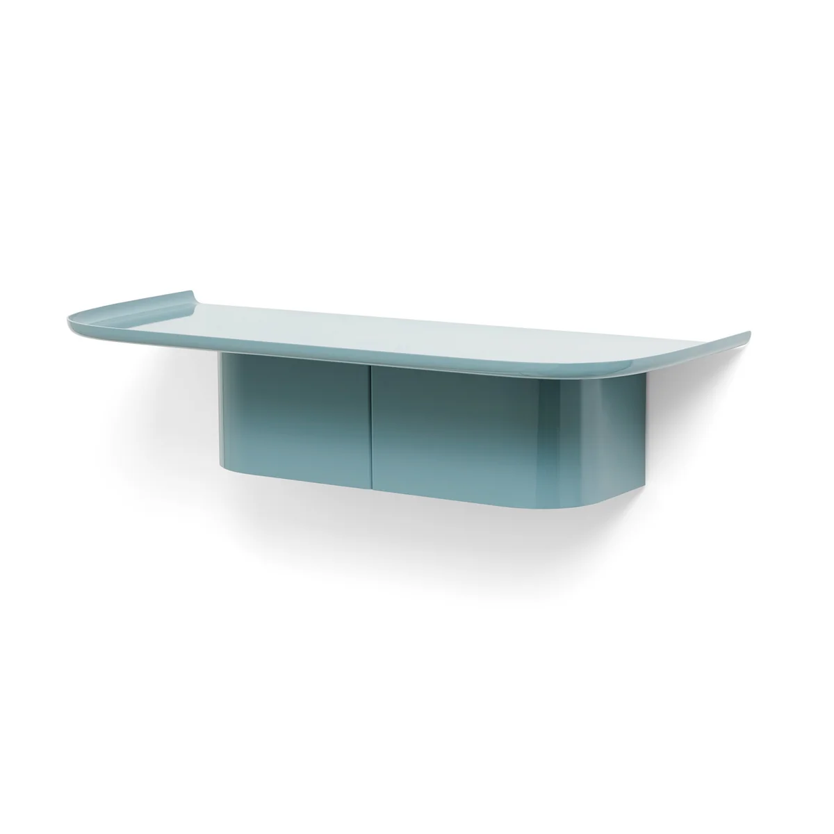 HAY - Korpus Étagère murale avec patères, M, sea HAY - Korpus Étagère murale avec patères, M, sea