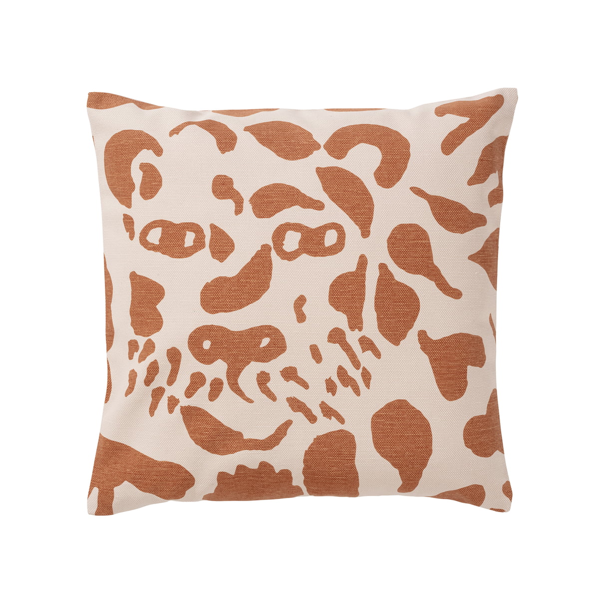 iittala - oiva toikka taie d'oreiller, 47 x 47 cm, cheetah marron / blanc