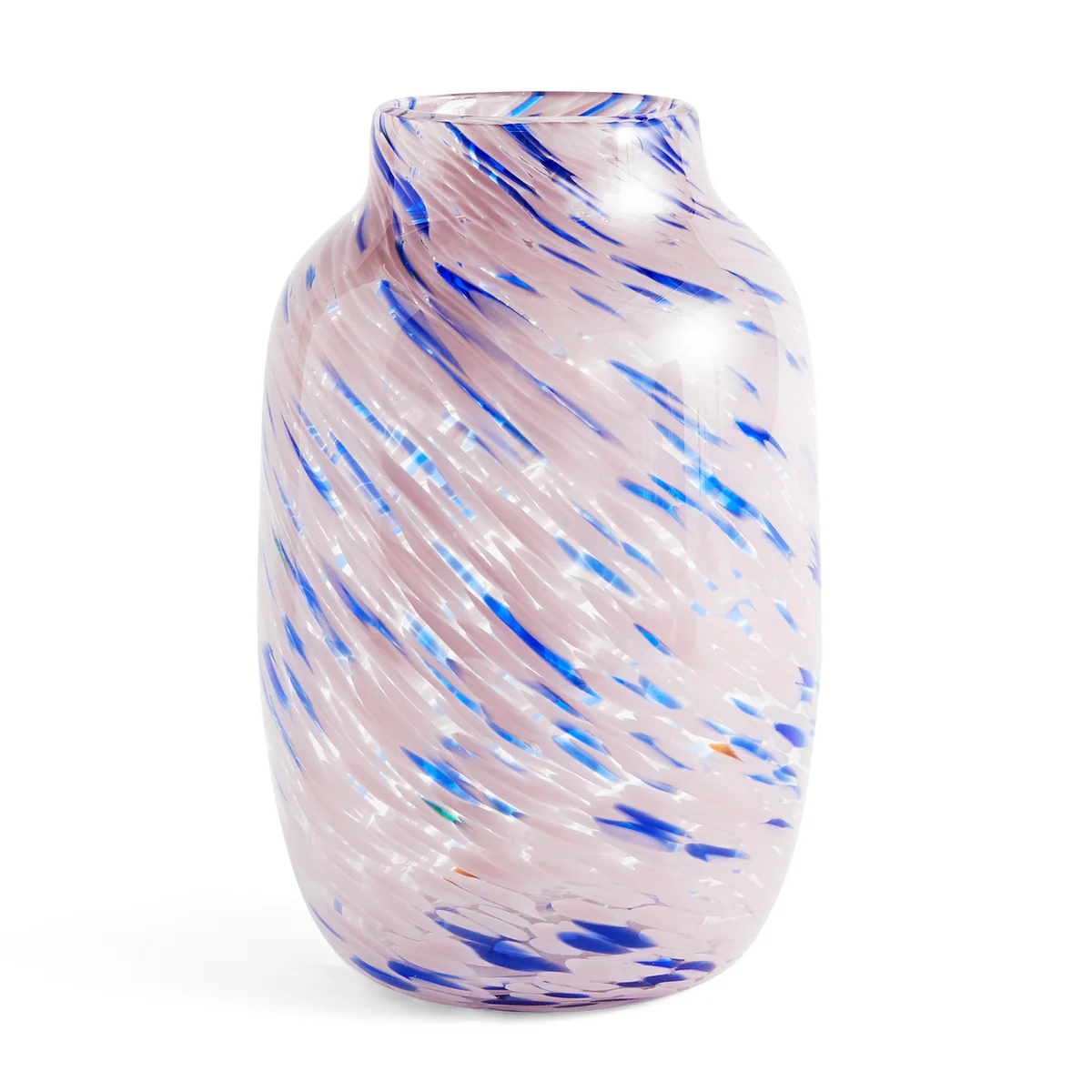 HAY - Splash Vase L, Ø 17,5 x H 27 cm, light pink and blue HAY - Splash Vase L, Ø 17,5 x H 27 cm, light pink and blue