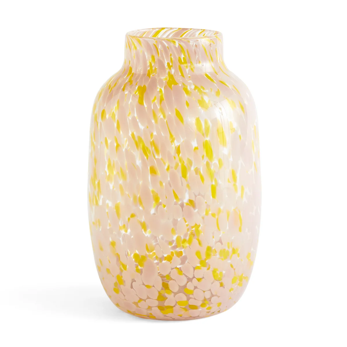 HAY - Splash Vase L, Ø 17,5 x H 27 cm, light pink and yellow HAY - Splash Vase L, Ø 17,5 x H 27 cm, light pink and yellow
