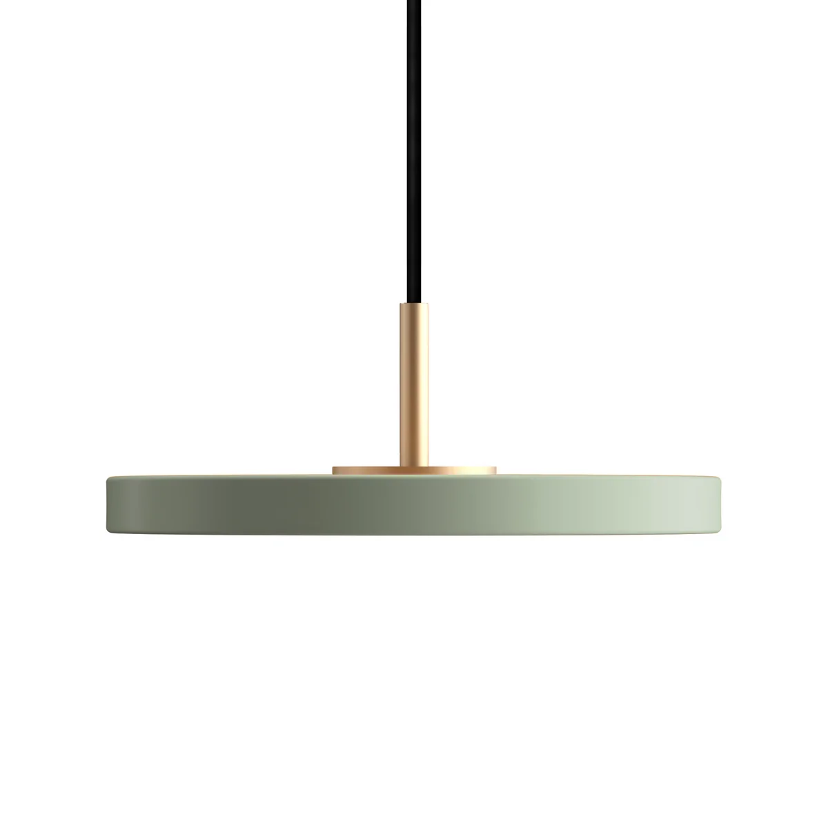 UMAGE - Asteria Micro Lampe LED suspendue V2, laiton / olive