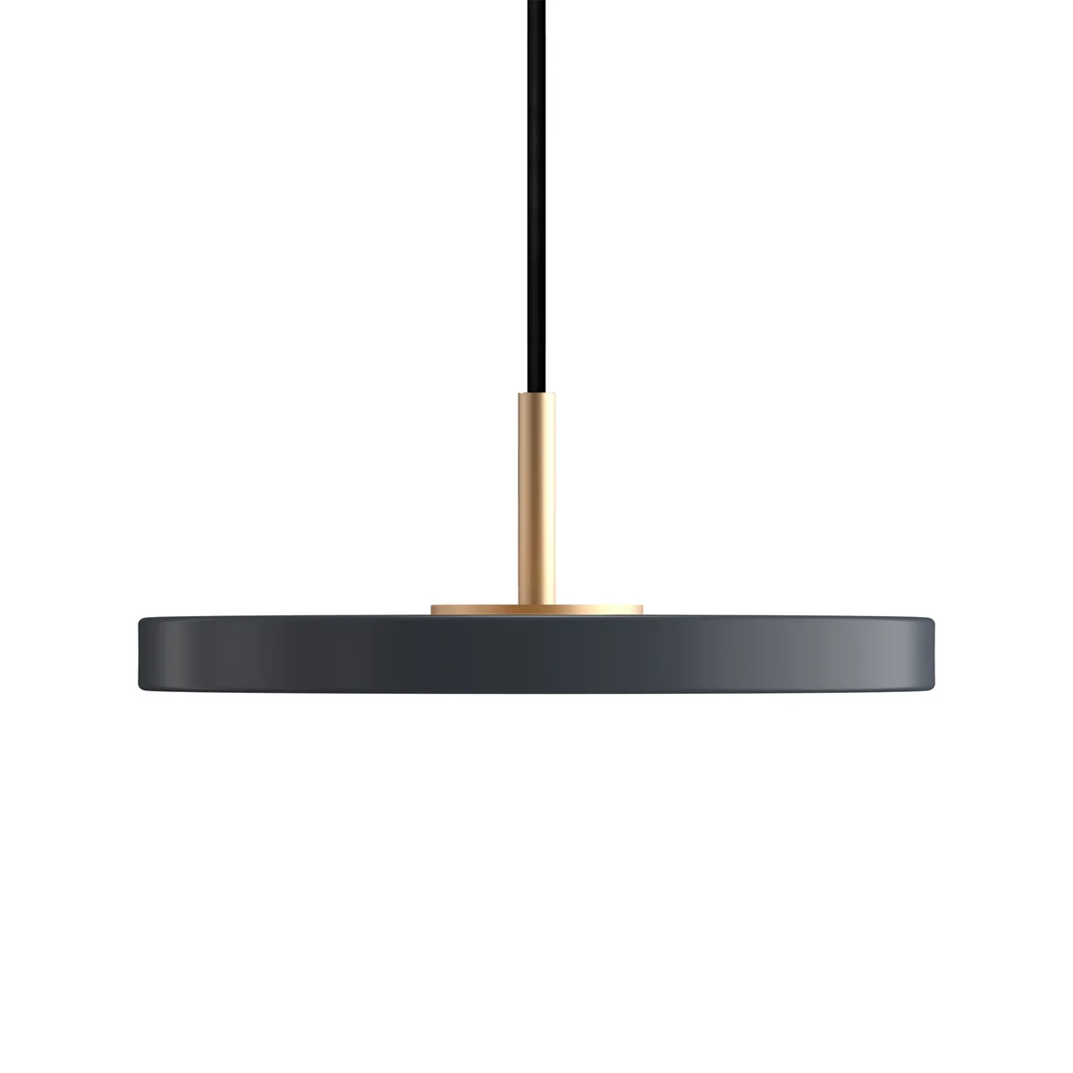 UMAGE - Asteria Micro Lampe LED suspendue V2, laiton / anthracite