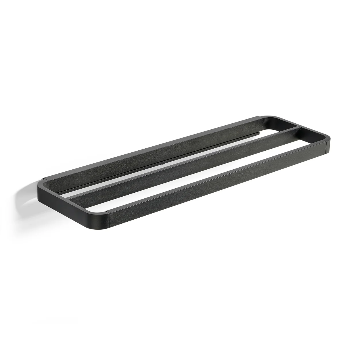 Zone Denmark - Rim Porte-serviettes, 12 x 44 cm, noir (double) Zone Denmark - Rim Porte-serviettes, 12 x 44 cm, noir (double)
