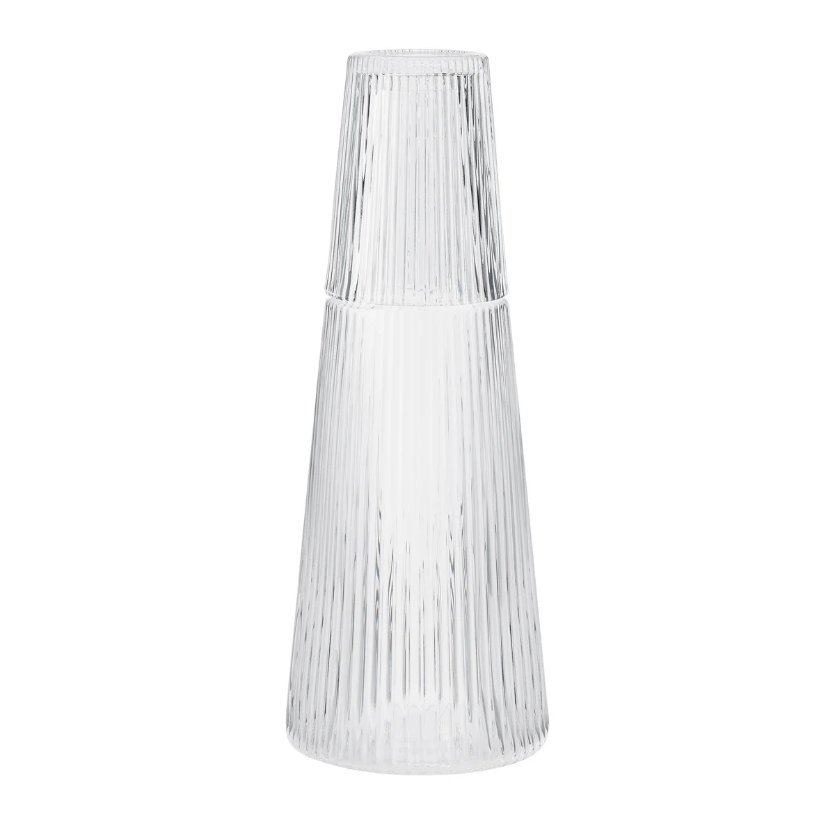 Stelton - Pilastro Carafe avec verre 1 l, transparent Stelton - Pilastro Carafe avec verre 1 l, transparent