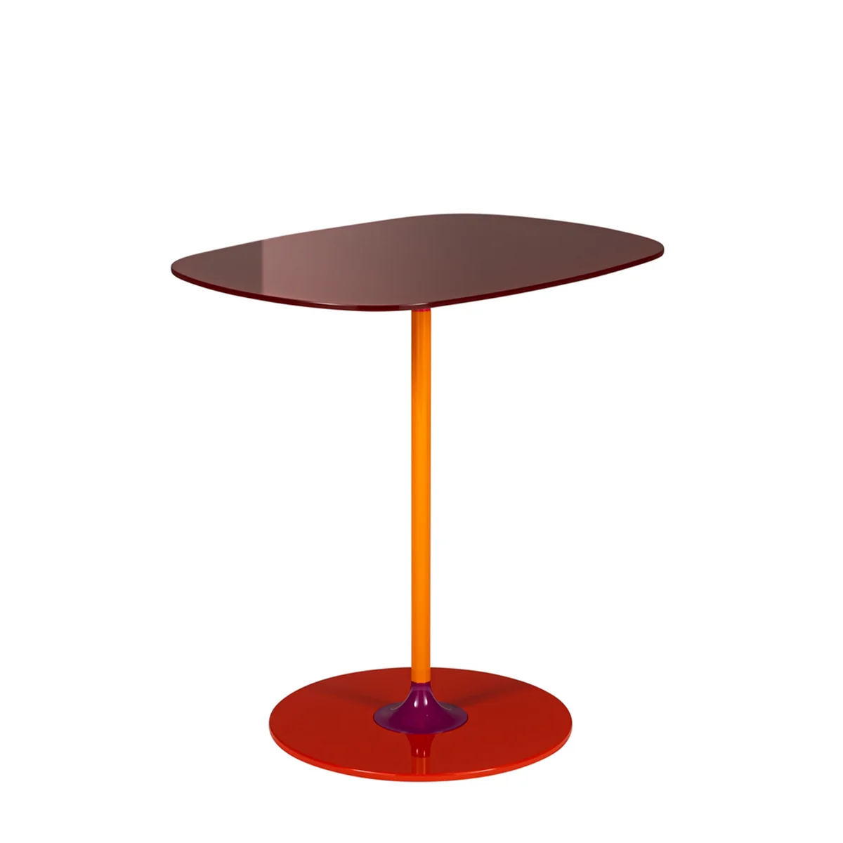 Kartell - Thierry Table d'appoint Alto, bordeaux Kartell - Thierry Table d'appoint Alto, bordeaux