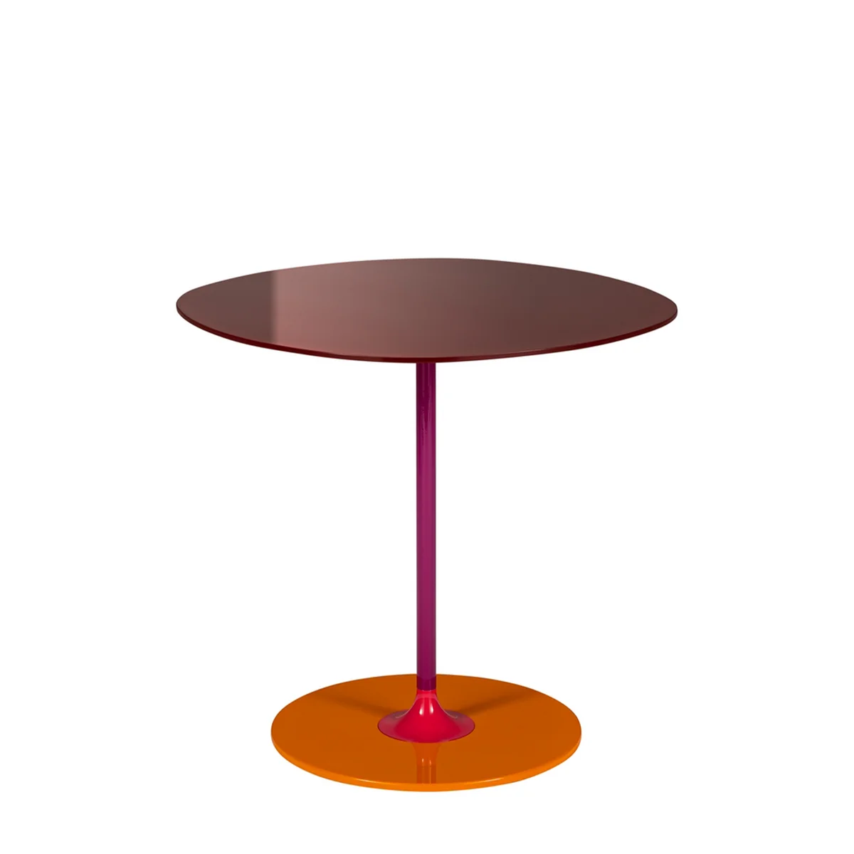Kartell - Thierry Table d'appoint Medio, bordeaux Kartell - Thierry Table d'appoint Medio, bordeaux