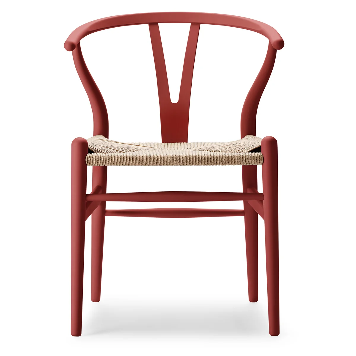 Carl Hansen - CH24 Soft Wishbone Chair Ilse Crawford, soft falu / tressage naturel Carl Hansen - CH24 Soft Wishbone Chair Ilse Crawford, soft falu / tressage naturel