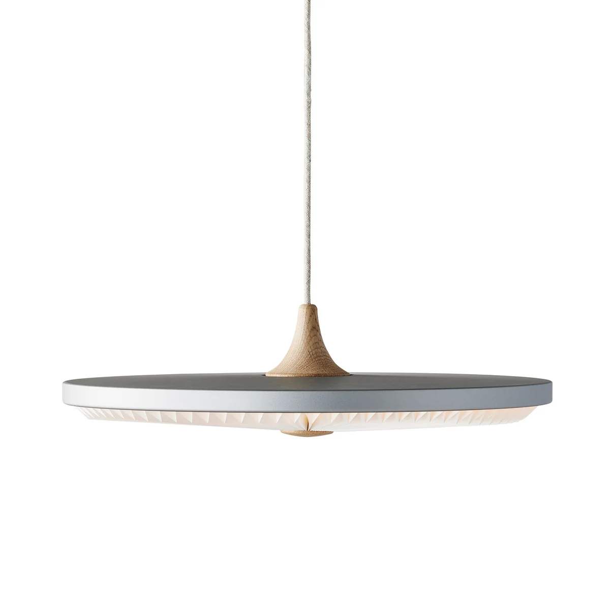 Le Klint - Soleil Lampe pendante LED Ø 50 cm, abat-jour standard, silver cloud Le Klint - Soleil Lampe pendante LED Ø 50 cm, abat-jour standard, silver cloud