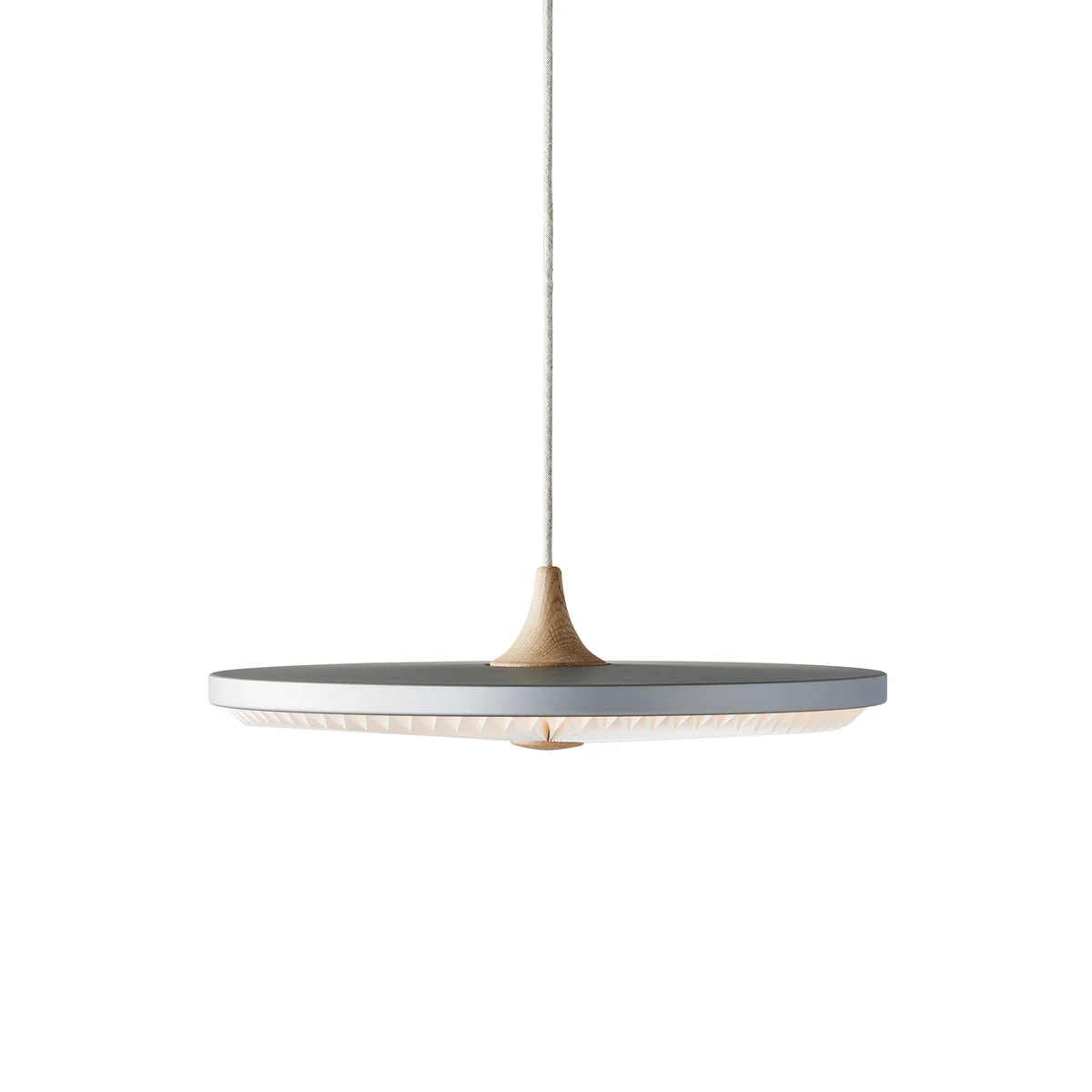 Le Klint - Soleil Lampe pendante LED Ø 35 cm, abat-jour standard, silver cloud Le Klint - Soleil Lampe pendante LED Ø 35 cm, abat-jour standard, silver cloud