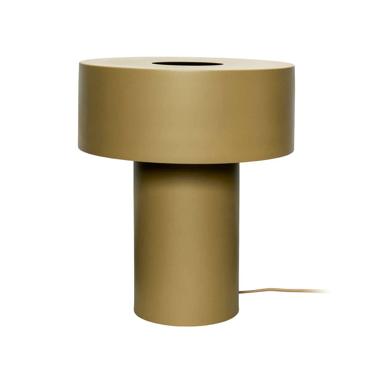 Hübsch Interior - Aki Lampe de table, H 37 cm, kaki