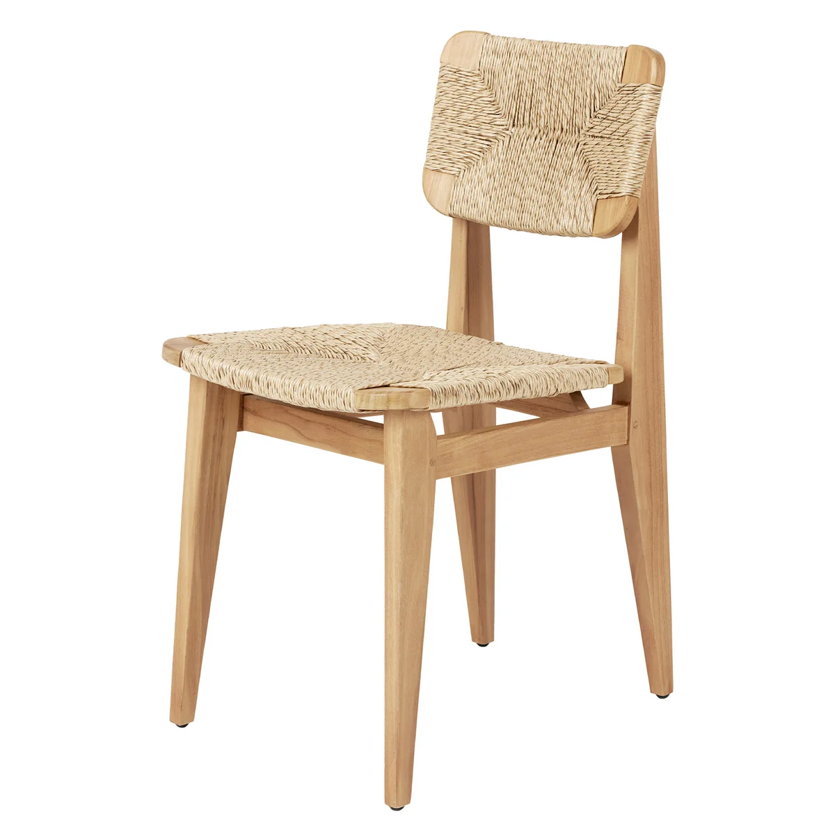 GUBI - C-Chair Outdoor Chaise, teck GUBI - C-Chair Outdoor Chaise, teck