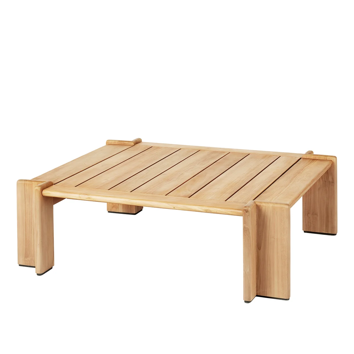 GUBI - Atmosfera Outdoor Table d'appoint, 100 x 113 cm, naturel