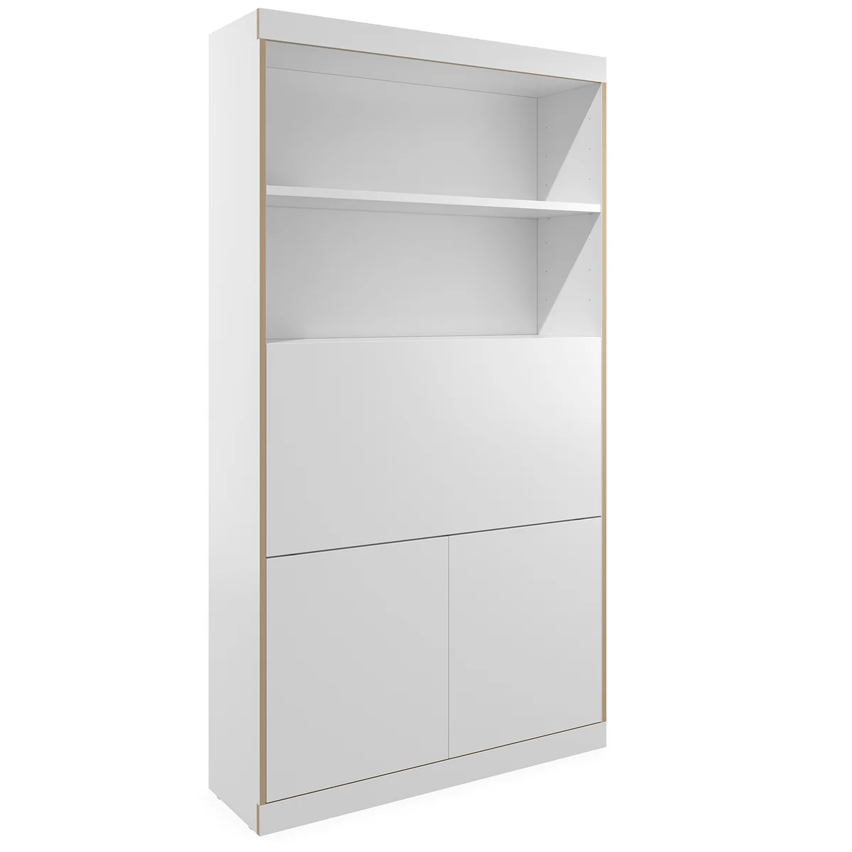 Müller Small Living - Flai Secrétaire Home-Office, grand, CPL blanc