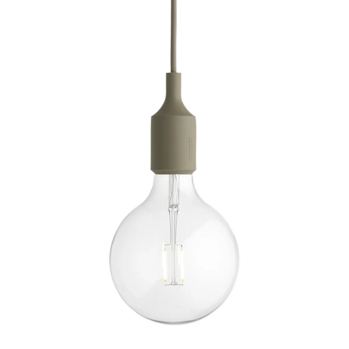 Muuto - Socket E27 Lampe LED suspendue, vert olive Muuto - Socket E27 Lampe LED suspendue, vert olive